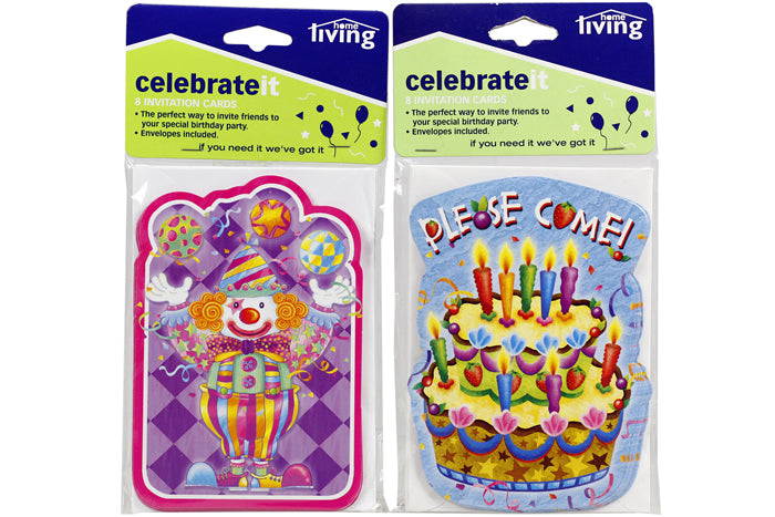 Home Living Celebrate It Invitation Cards