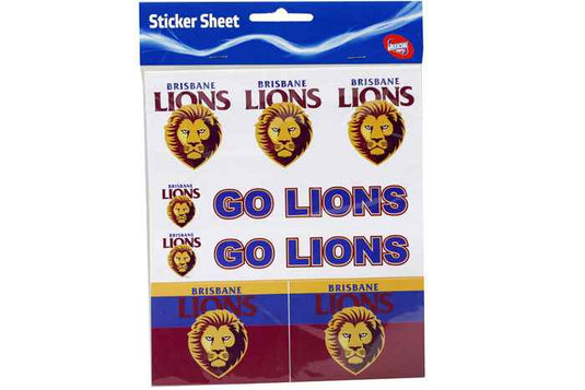 AFL Club Sticker Sheet