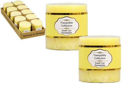 D - Tranquillity Collection Scented Pillar Candle