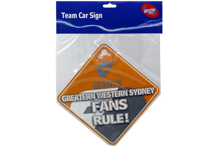afl-car-sign-with-suction-hook-59057