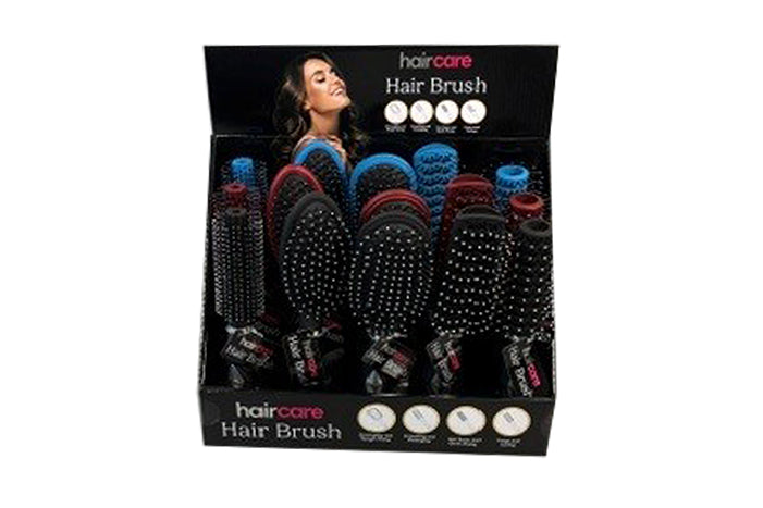 Hair Brush With Metallic Finish