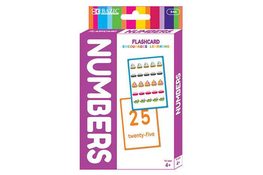 BAZIC Numbers Flash Card Pack