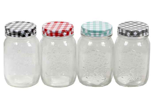 Glass Preserve Jar With Printed Lid