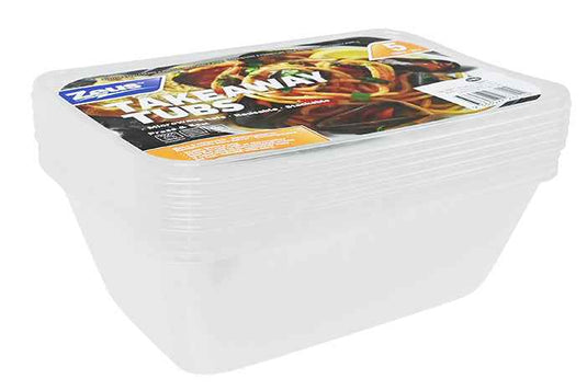 Microwaveable Takeaway Tubs