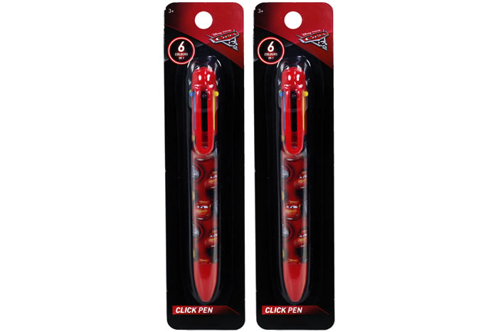 cars-stationery-6-colour-click-pen-red-64169