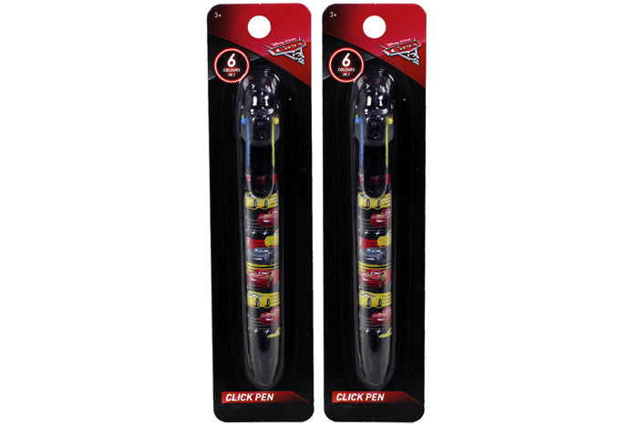 cars-stationery-6-colour-click-pen-black-64170