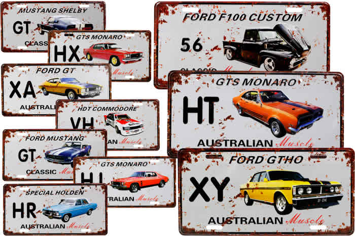 aussie-muscle-cars-tin-plates-68948