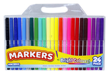 Non Toxic Coloured Markers - 24pc Pack