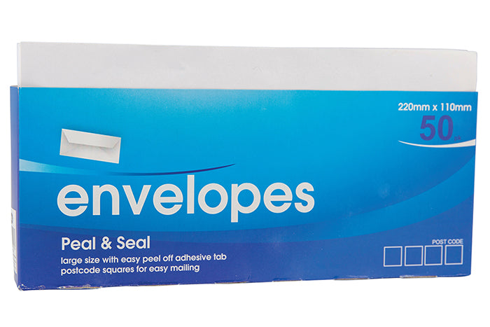 Peel & Seal Envelope Pack - DL