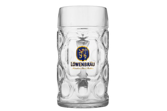 Lowenbrau Handled Heavy Stein