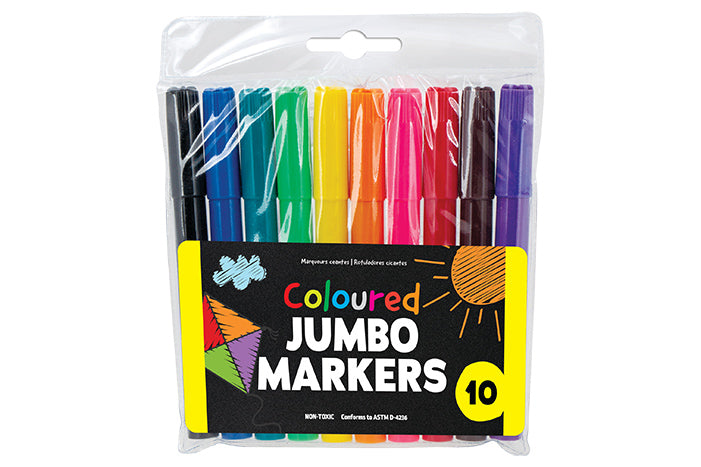 coloured-markers-jumbo-10pk-73102