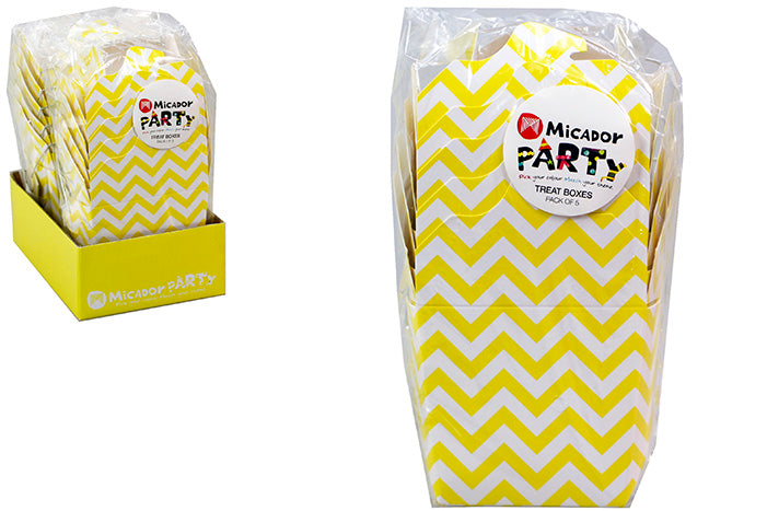 party-treat-boxes-yellow-pack-5-73300