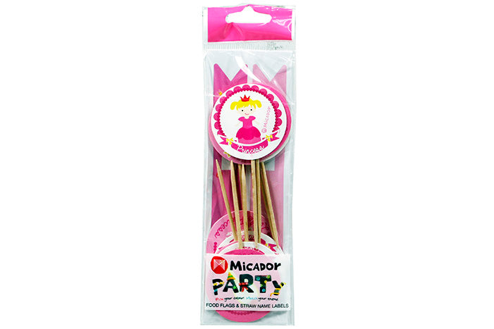 party-food-flags-straw-label-princess-pack-10-73317