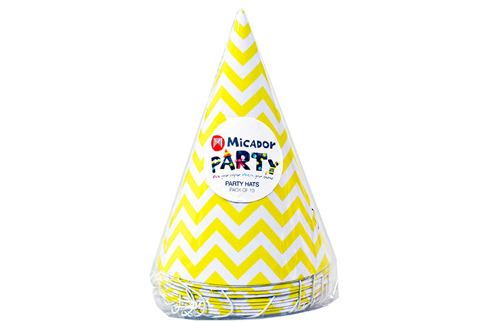 party-hats-yellow-pack-10-73328