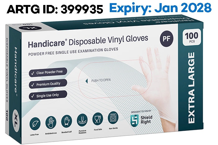 handicare-disposable-vinyl-gloves-xl-73554