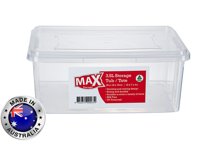 max-storage-tub-with-lid-3-5lt-74069