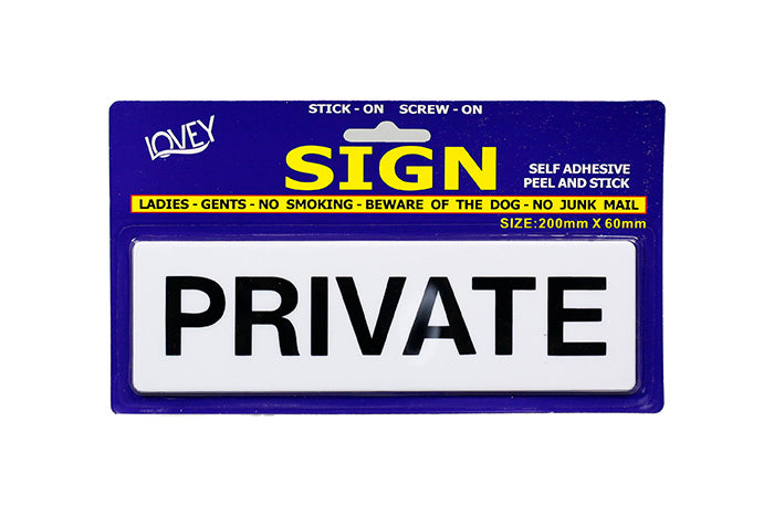sign-private-75086