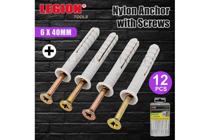 nylon-anchor-with-screws-6x40mm-12pcs-pack-76971