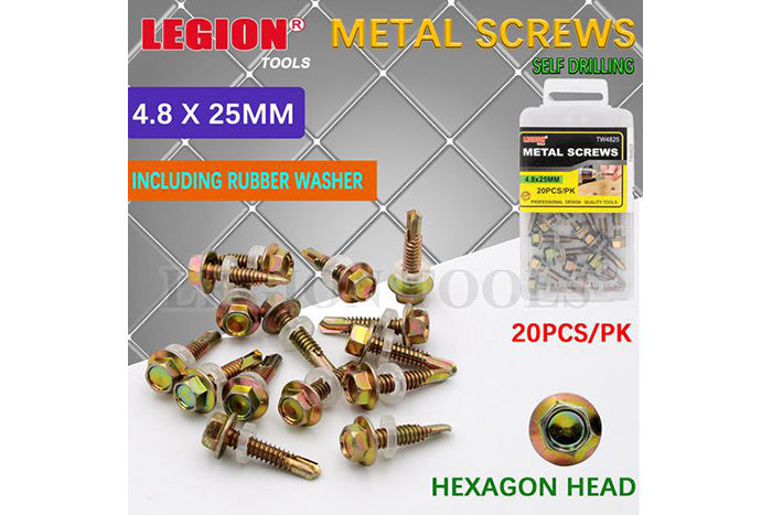 screws-metal-4-8x25mm-20pcs-pack-76972