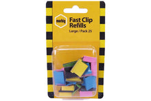 marbig-large-coloured-fast-clip-dispenser-refills-78586