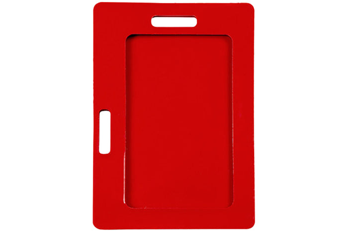 rexel-card-holder-soft-touch-red-78608