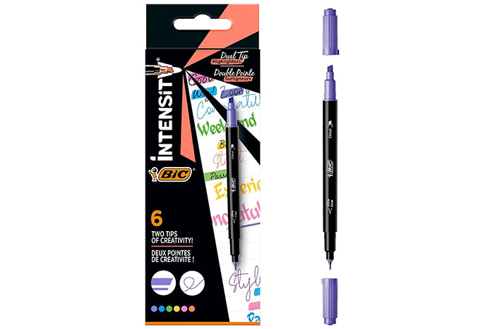 bic-intensity-dual-tip-highlighters-79419