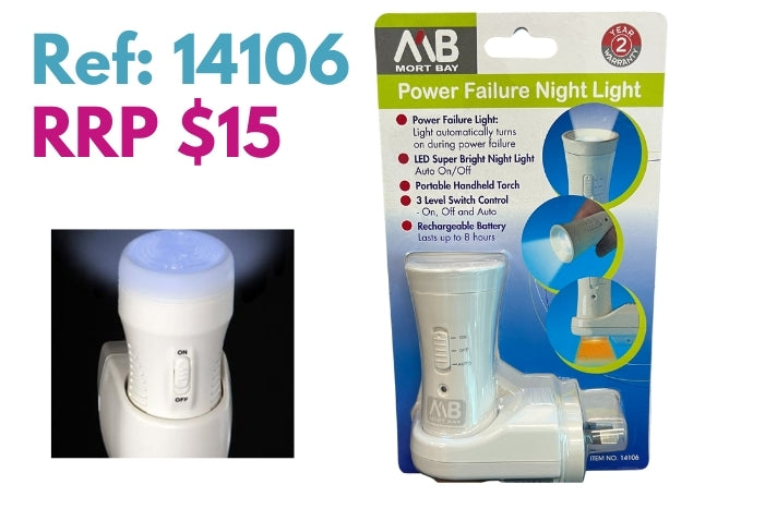 Mort Bay Power Failure Night Light - JTC Import Export Pty Ltd
