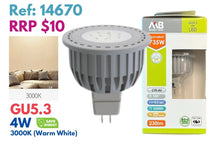Mort Bay LED Bulb GU5.3 Directional Spot Beam - 3000K Warm White