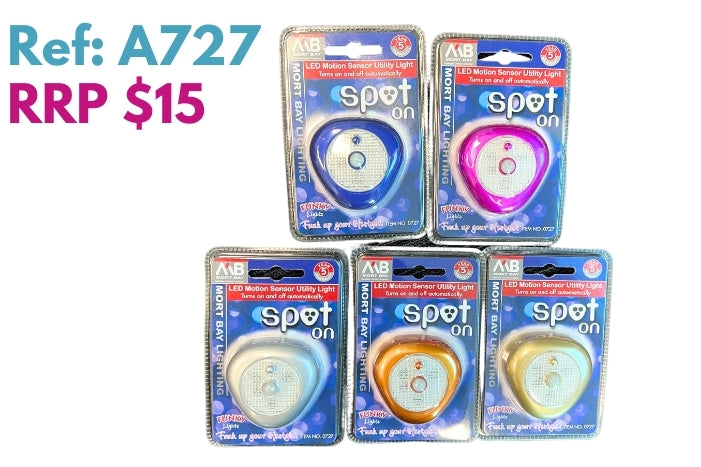 Mort Bay LED Motion Sensor Utility Light (Assorted Colours)
