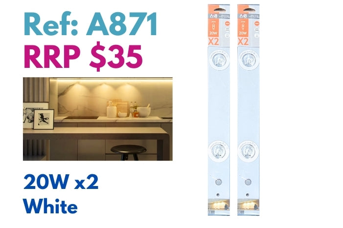 Mort Bay Halogen x2 Barlight LED Globes - White
