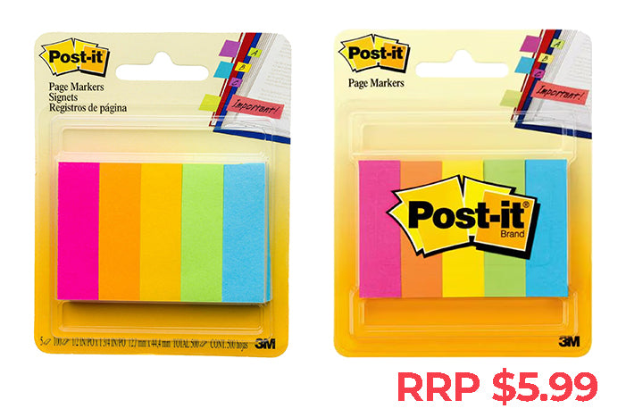 post-it-page-markers-5-assorted-fluorescent-colours-81854