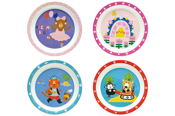 melamine-kids-plate-21cm-4asst-83003