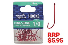 jarvis-walker-red-long-shank-hooks-25pk-sz1-0-83646