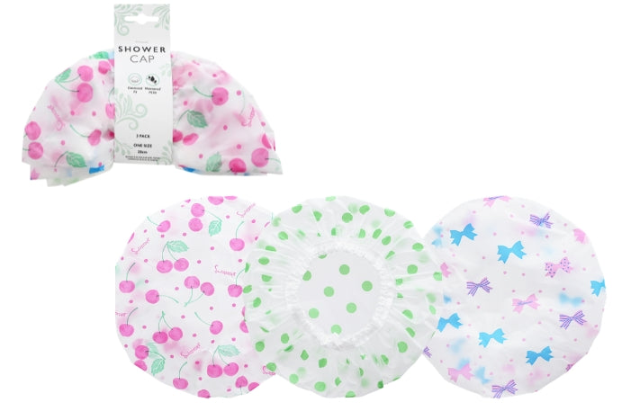 shower-caps-printed-28cm-3-pack-83891