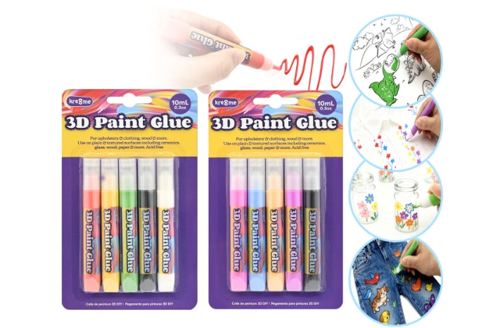 3d-diy-paint-glue-5-pack-2-assorted-10ml-83903