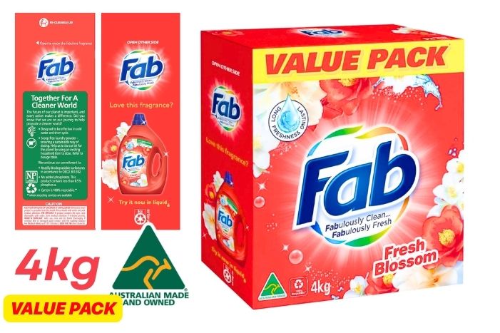 Fab Fresh Blossom Laundry Detergent Washing Powder