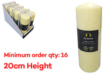classic-unscented-pillar-candles-yellow-20cm-84287
