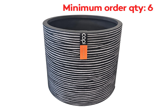 capi-cylinder-rib-planter-black-84297