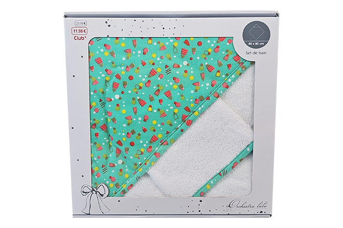 hooded-towel-green-pattern-84615