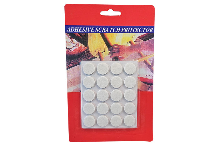 Adhesive Scratch Protector - White Circle