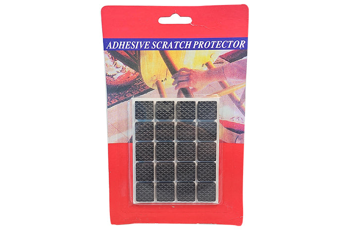 Adhesive Scratch Protector - Black Square