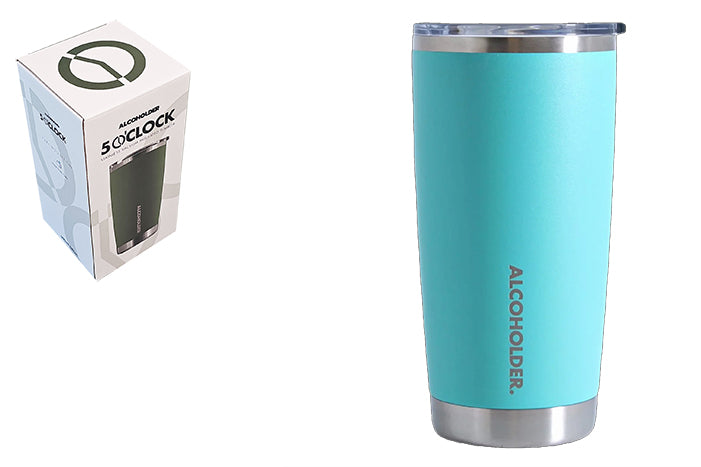 5 O'Clock Stainless Vacuum Insulated Tumbler - Matte Seafoam Green