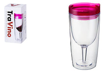 TraVino Splashproof Wine Sippy Cup - Ruby Pink