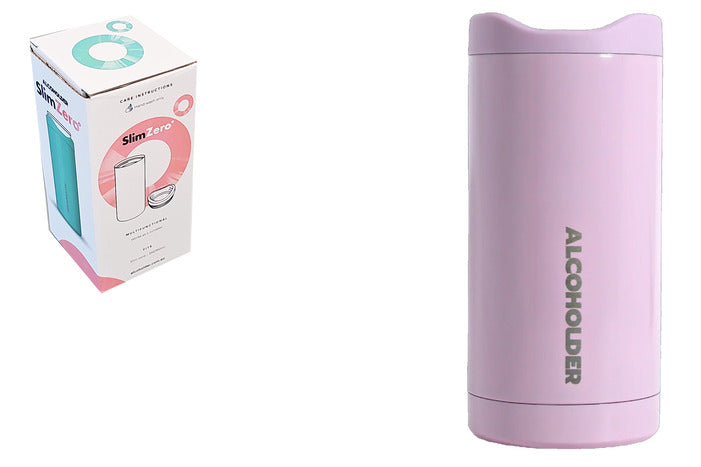 Slim Zero Tumbler Can Cooler - Blush Pink