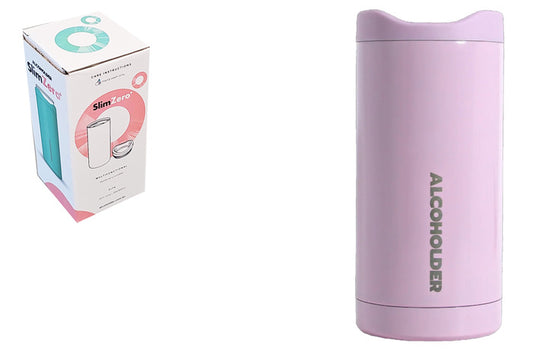 Slim Zero Tumbler Can Cooler - Blush Pink