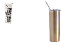 SKNY Slim Insulated Tumbler - Rose Gold (Glitter)