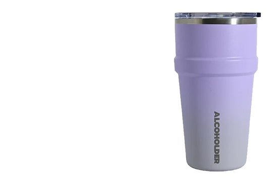 STAX Stackable Insulated Tumbler -  Periwrinkle / Grey