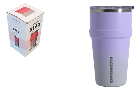 STAX Stackable Insulated Tumbler -  Periwrinkle / Grey
