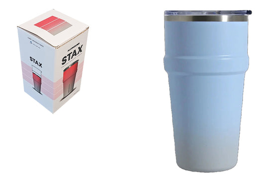 STAX Stackable Insulated Tumbler - Serenity Blue / Grey