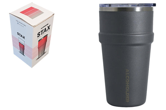 STAX Stackable Insulated Tumbler - Cement Grey Matte